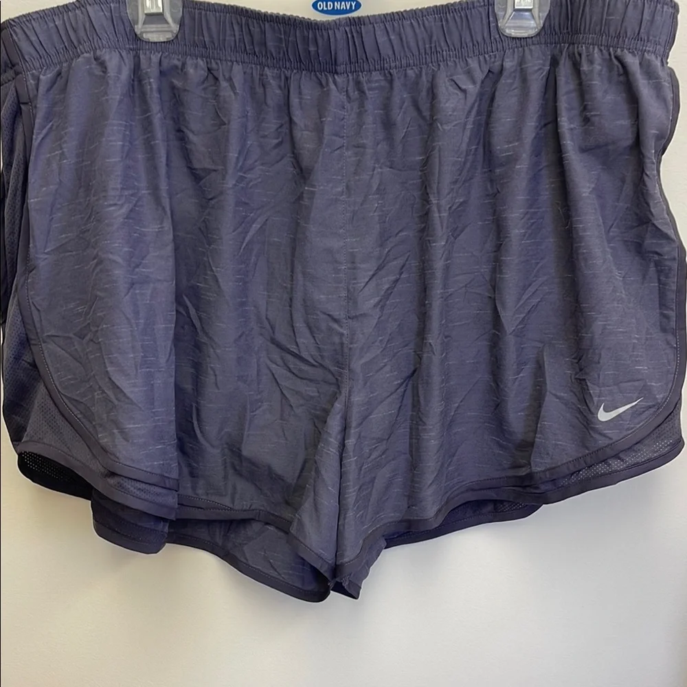 Nike Purple Athletic Shorts Lightweight Moisture-Wicking 3x